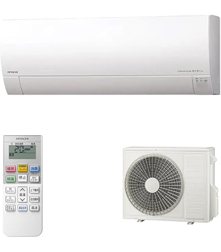Amazon | 日立 HITACHI エアコン 23畳 単相200V RAS-X71R2(W) 2024年